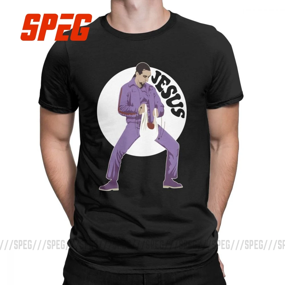 Иисус большой футболка Lebowski для мужские стильные хлопковые футболки с круглым