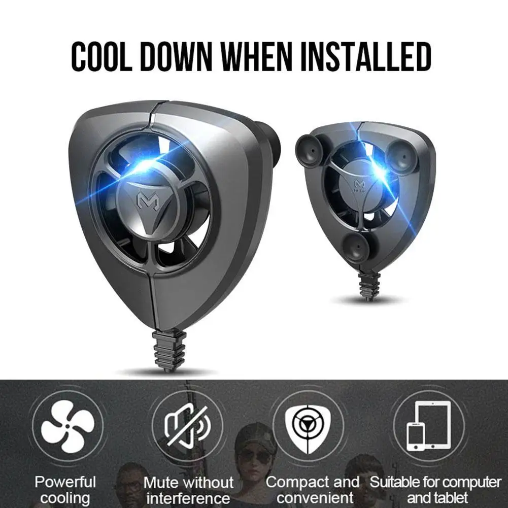 Portable Cooling Fan Gamepad Game Handle Radiator Mobile Phone Cooler Mini Fans For iPhone Samsung Huawei Xiaomi Tablet |