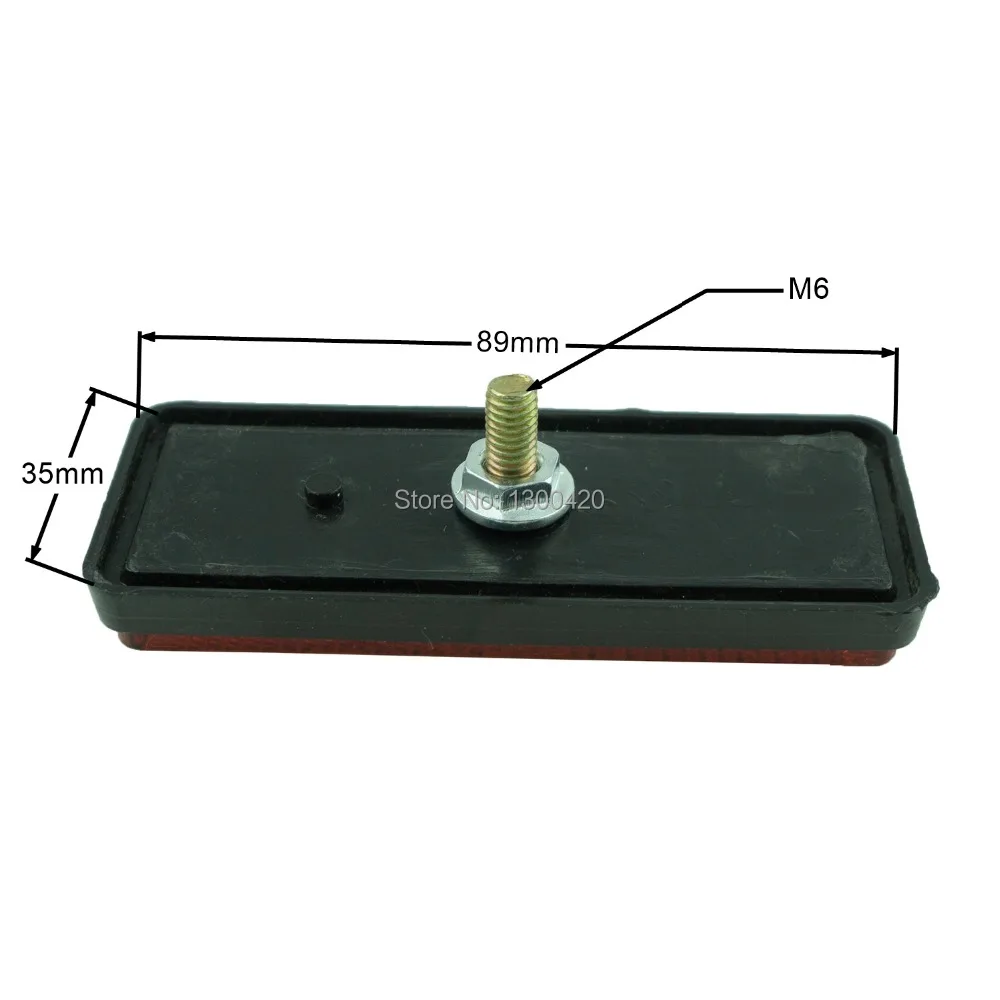 задний отражатель для скутера квадроцикла красный LT37 грязезащищенный|stickers for dirt