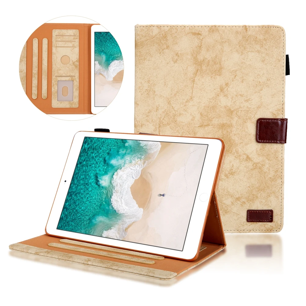 

Чехол для iPad Air 3 10,5 2019, деловой кожаный чехол для iPad 10,2, 7, 8, 9,7, 5, 6 поколения, Pro 9,7, 10,5, Air 1, 2, mini 12345, Funda