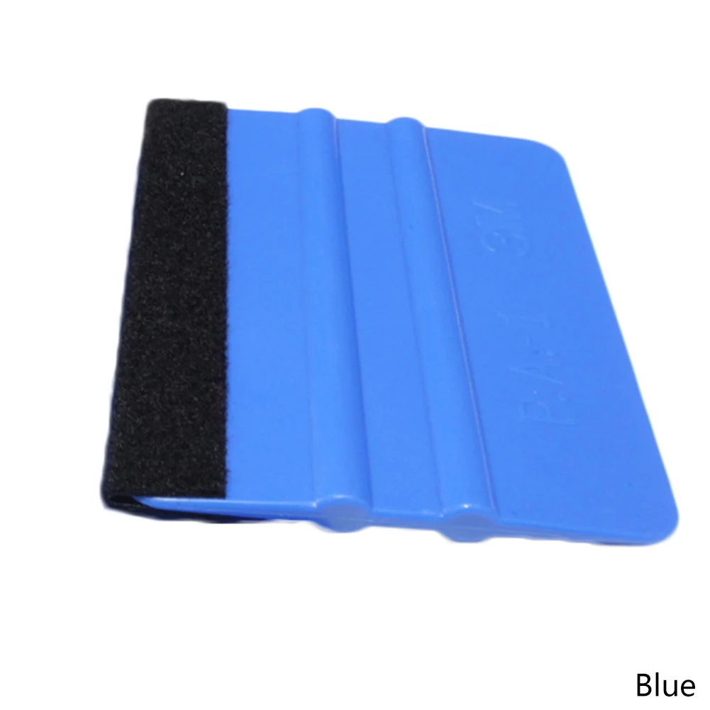 Синий Портативный войлочный Скребок 10x7 см инструмент для нанесения виниловой