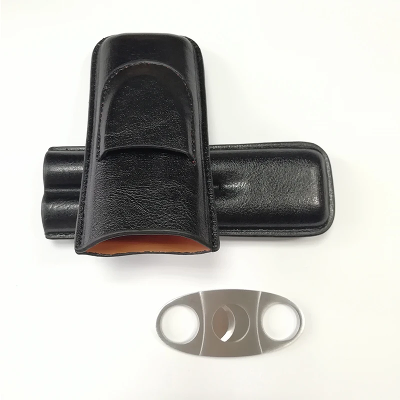 

Portable Mini Travel Humidor Leather Cigar Case Holster Travel Wear Cigarette Storage Bag Smoke Cigarette Accessories