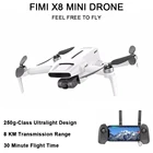 Дрон FIMI X8 Mini, радиус 8км, камера 4K, GPS, вес до 250г, дистанционное управление