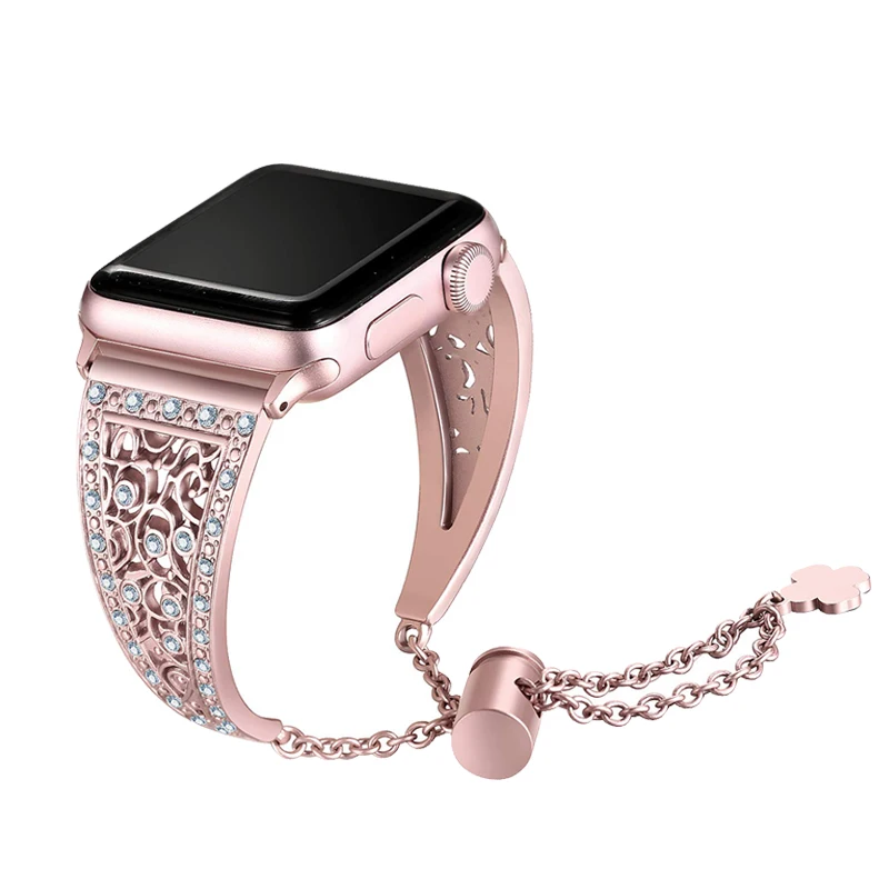 Браслет из нержавеющей стали для Apple Watch Series 4/3/2/1 38/42/40/44 мм|Ремешки часов| |