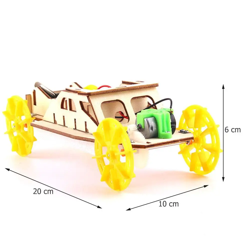 

DIY Car Stimulate Child Potential Creative Thinking Teaching Aids School Project Science Technology Production Toy