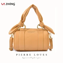 YIZHONG Leather Featured Wrist Handbags High Quality Luxury Designer Women Bags Large Capacity Pillow Tote Bag Clutch Hand Bag