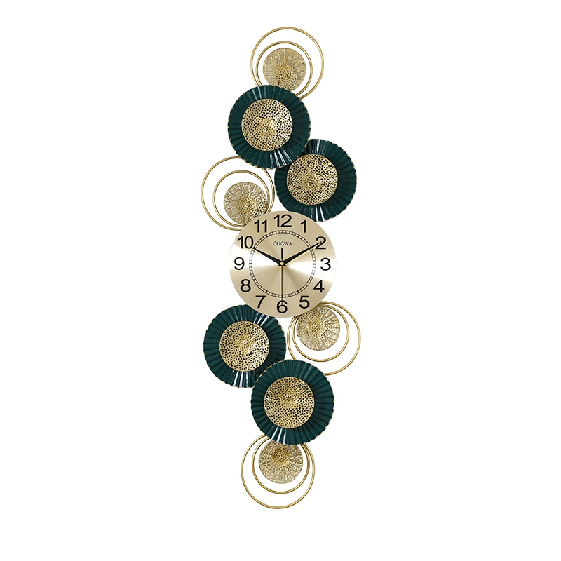 

YY Living Room Decoration Wall Watch Net Red Art Pocket Watch Noiseless Clock