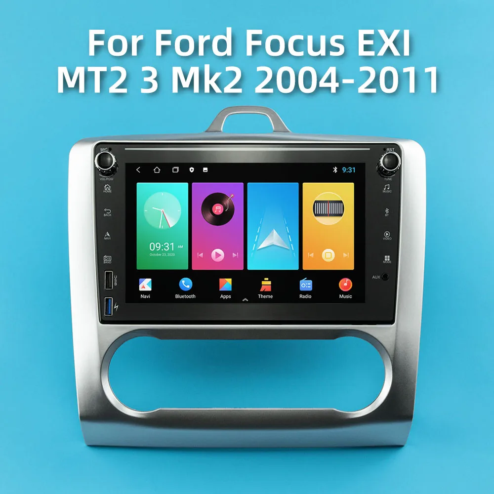 

2 Din Android Car Stereo for Ford Focus EXI MT2 3 Mk2 2004-2011 Car Radio WIFI GPS Navigation Multimedia Player Video Autoradio