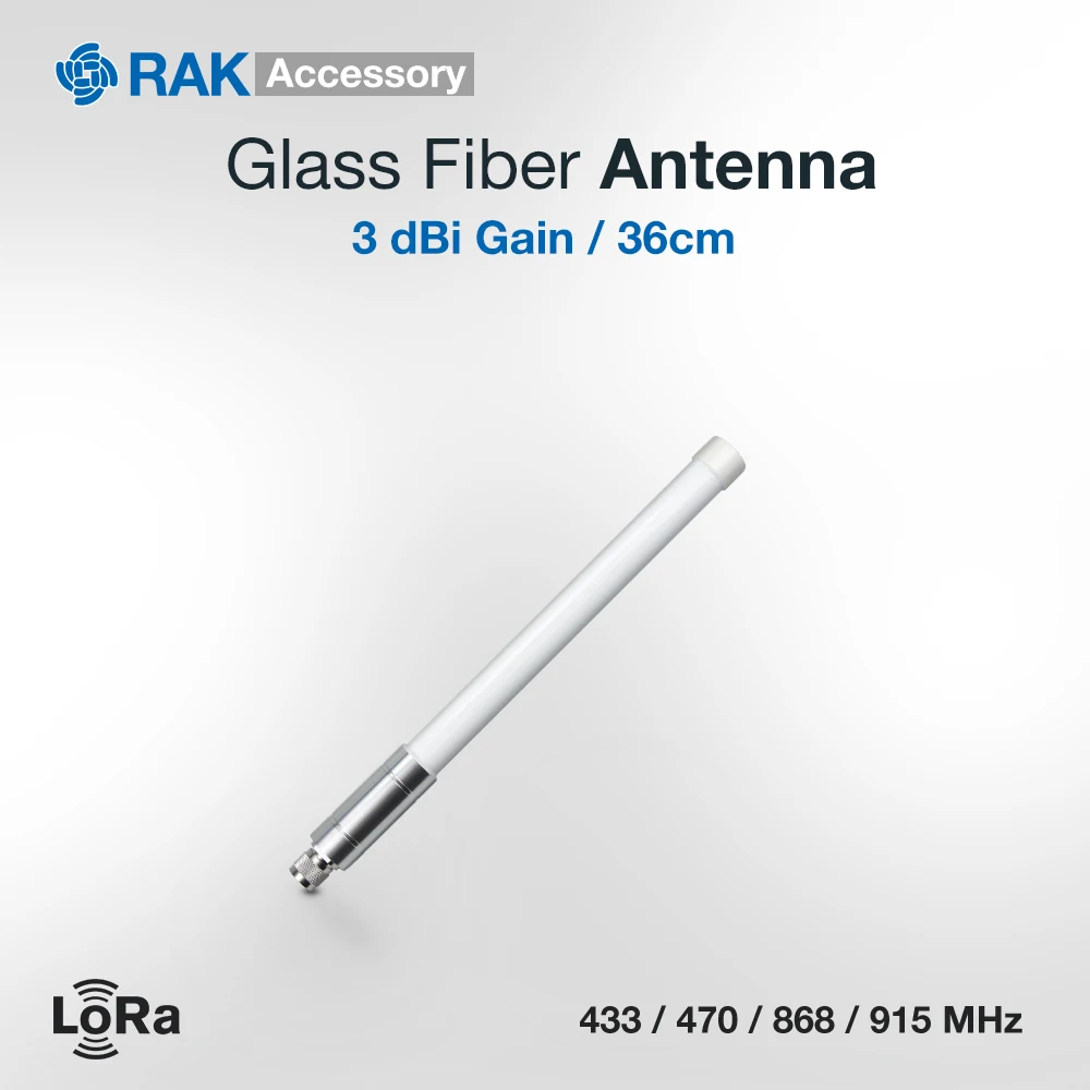 Стекло волокна антенна 6dbm LoRa шлюз антенна RAK831 соединительный кабель с галстуком-бабочкой, мужской/женский разъем 433/470/868/915 МГц