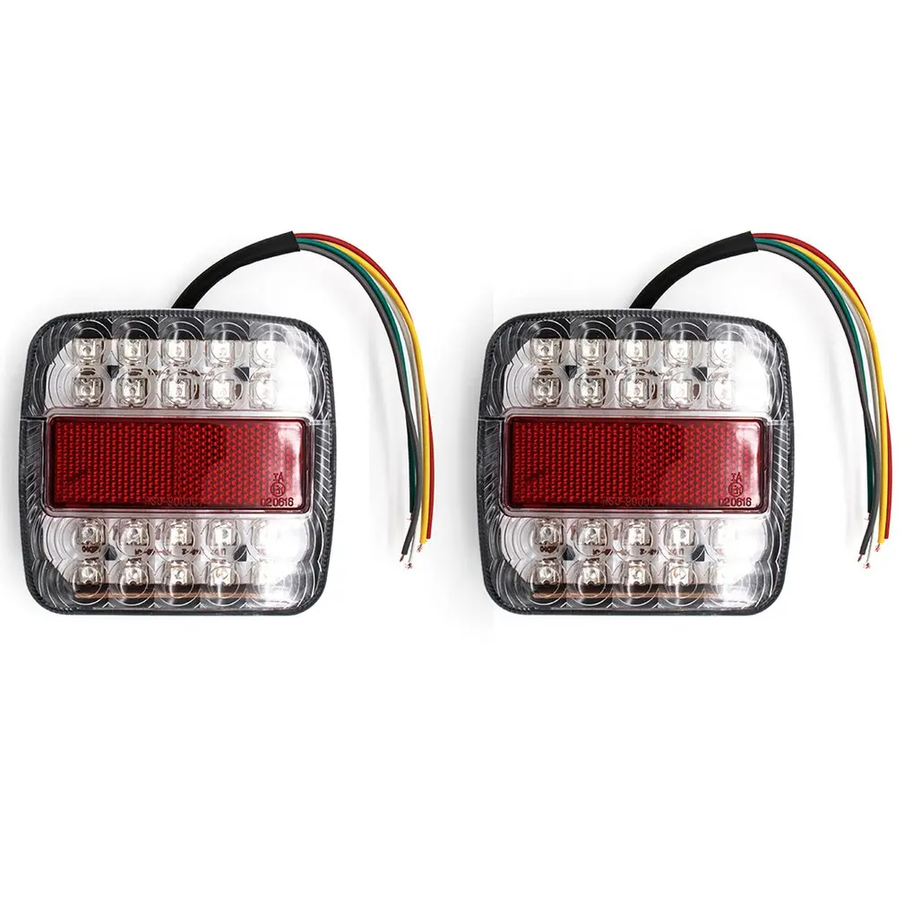 

new1Pair 20Lamps Double-color Tail Stop Light Brake Lights Rear Light