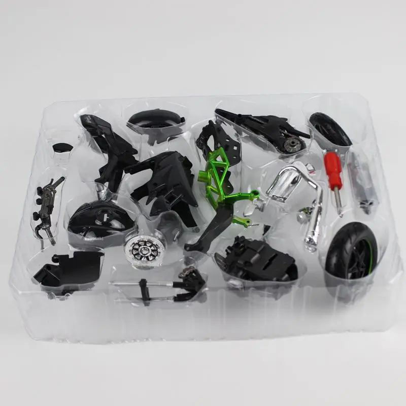1/12 миниатюрные игрушки Diy сборные модели мотоцикла строительные наборы Kawasaki H2R головоломка для детского подарка или коллекции