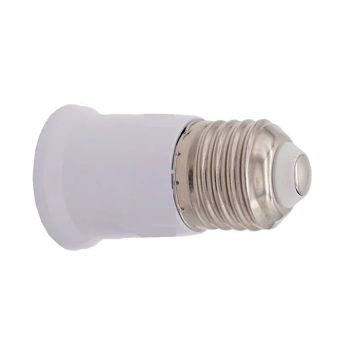 

Hot new Led Lamp Bulb Base Conversion Holder Converter Socket Adapter E27 to E27 Fireproof Material For Home Light&Lighitng