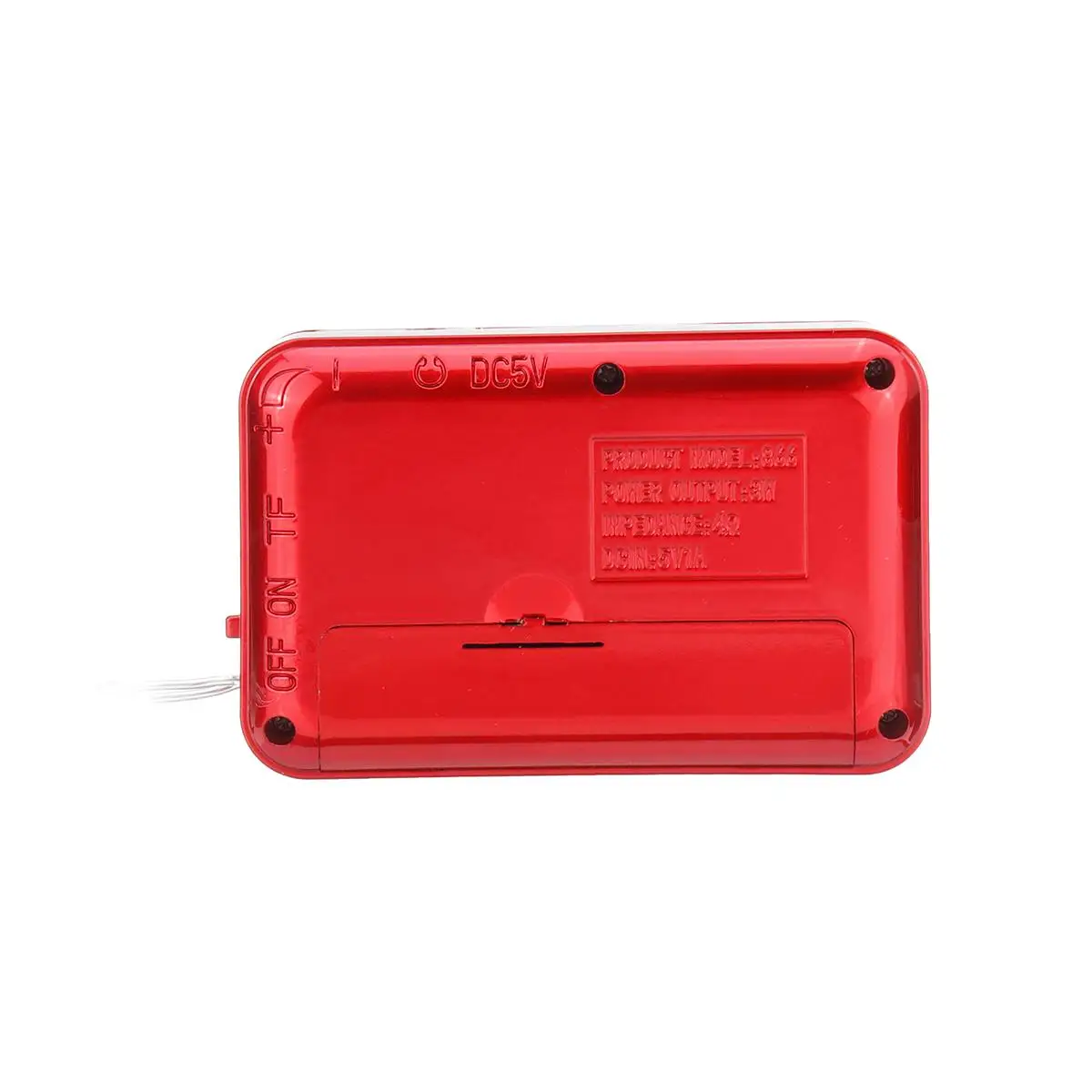 Мини портативное радио цифровое FM TF-карта mp3-плеер динамик USB перезаряжаемый со