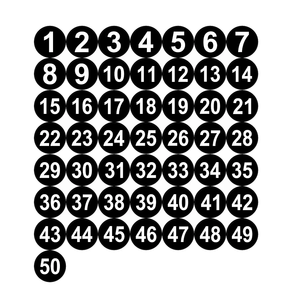 Custom Shape Serial Number Alphabet Letter Promotional Sign Strong Adhesive Coated Paper Colored Waterproof PVC Sticker Labels | Дом и сад