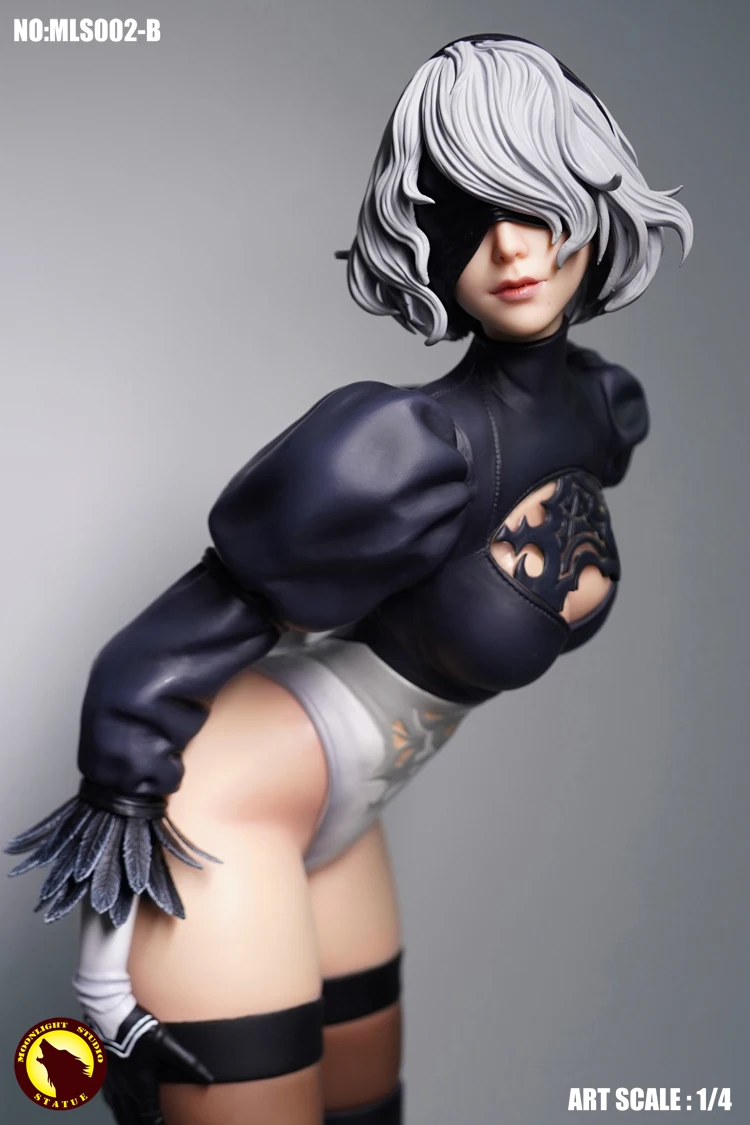 MLS002 1/4 PS4 игровой НИР автоматов 2B YoRHa № 2 Тип статуя фигурку Модель 51 см для любителей подарки