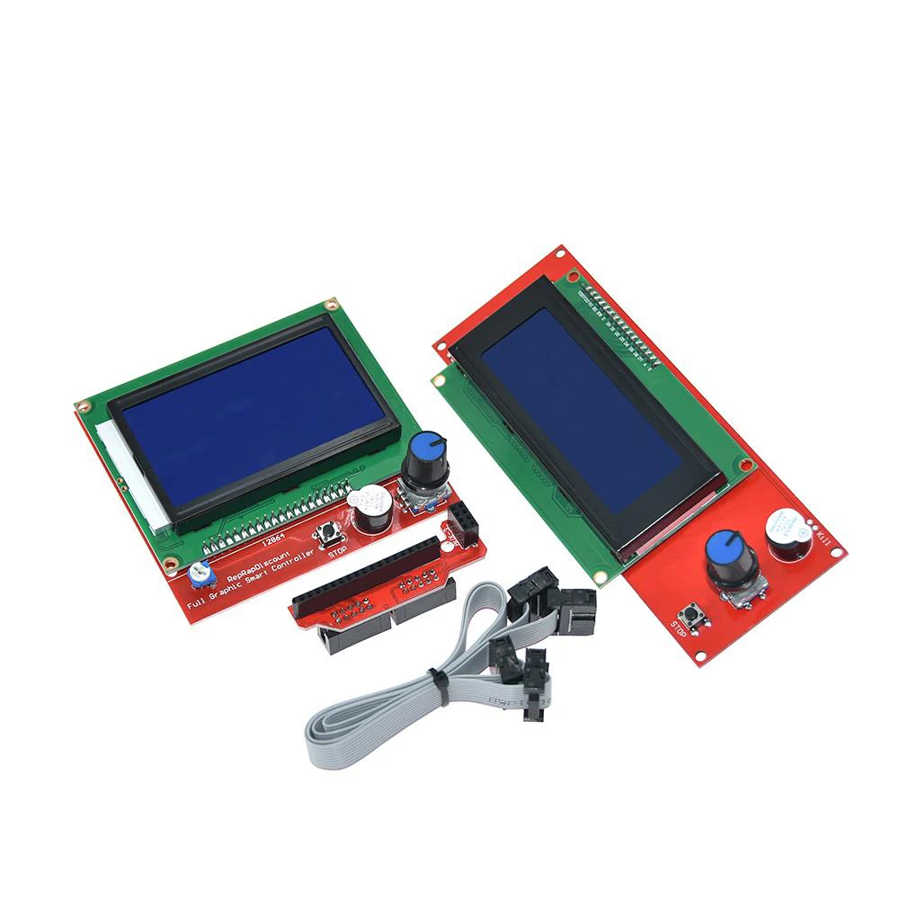 1 шт. lcd 12864 Ramps умные части RAMPS 1,4 контрольная панель lcd 12864/2004 монитор Материнская плата синий экран модуль