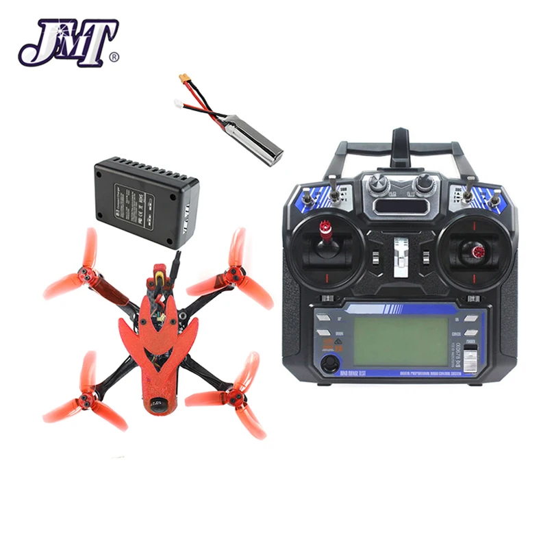 Полный набор 135 мм бесщеточный FPV гоночный Дрон 2S DIY RC Квадрокоптер с MiniF4 Полетным