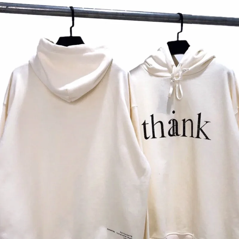 

New Autumn Winter Fashion Classic Trendy Brand Casual Versatile Pure Cotton Solid Color Hooded Long Sleeve Sweater Unisex G1