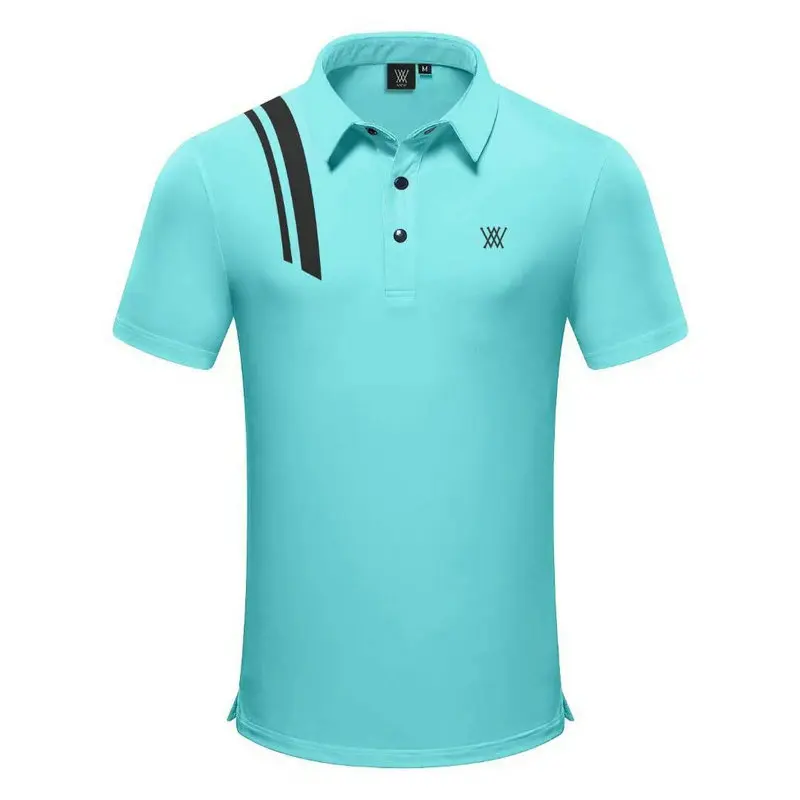 

Футболка мужская летняя с коротким рукавом, одежда для гольфа, уличная спортивная рубашка для гольфа, 4 цвета