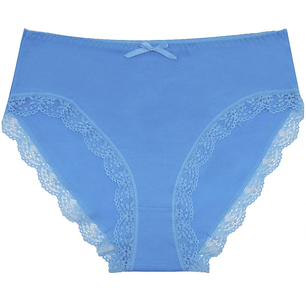 

6 Pieces/Lot Panties Cotton Underwear Women Briefs Plus Size Underpant Sexy Lace Intimate Woman Knickers 4XL 3XL Dropshipping