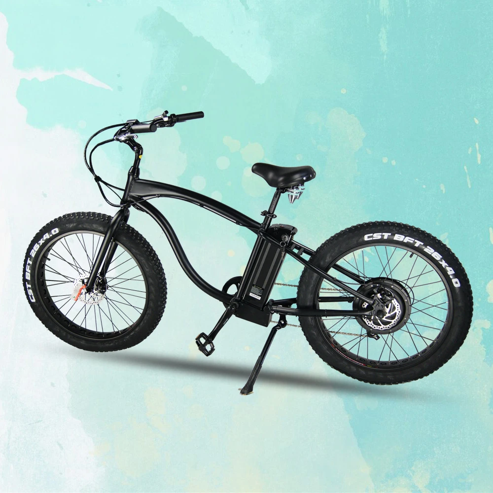 Электрический пляжный прогулочный велосипед Fr26c 26x4 0 с толстыми колесами