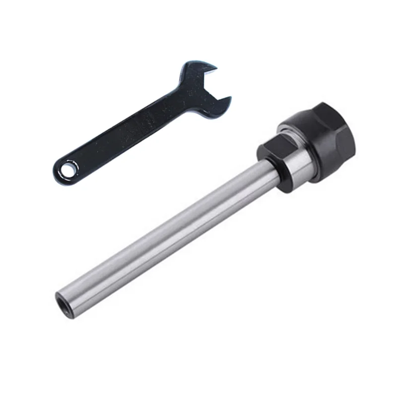 

1Ps C16-ER16A-200L,CNC Lathe Router ER16A Straight Shank Extend 200mm Spindle Dia +1P Wrench