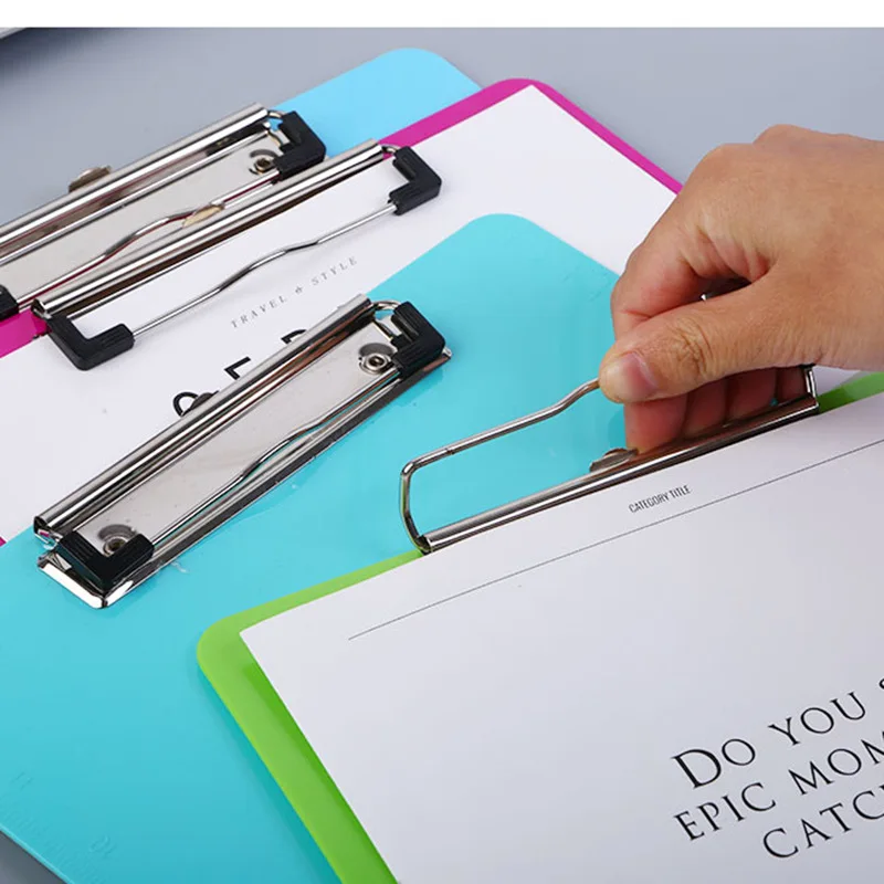 Пластиковый многослойный офисный блокнот цветная папка доска студенческий лист