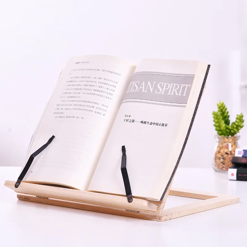 

Large Sized Creative Wooden Bookshelf Book Easel Book Stand Book Holder Reading Rack Tablet Computer Stand Recipes Stand
