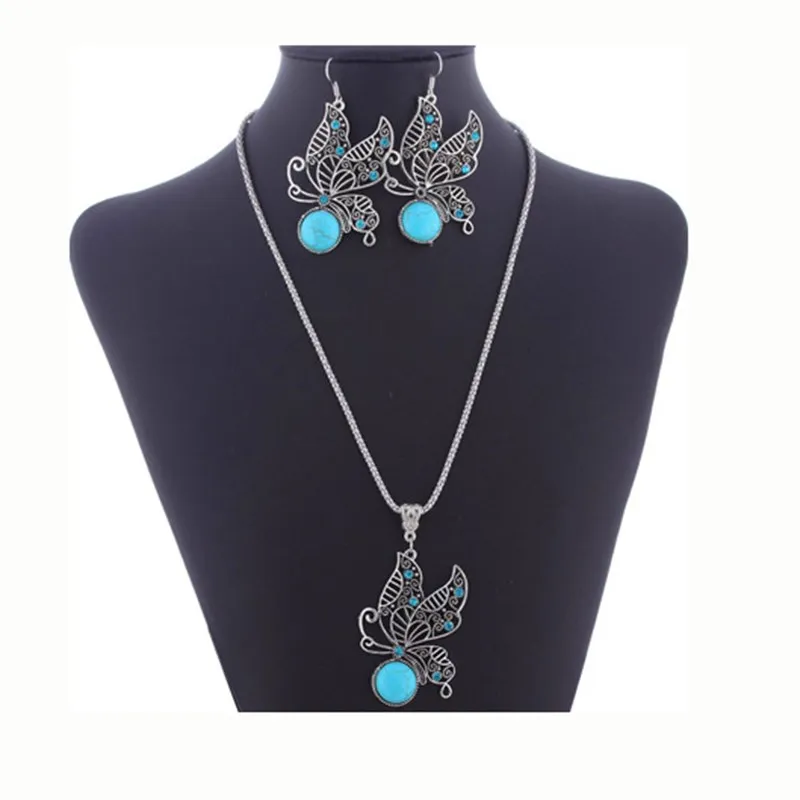 Комплект из колье и серёг в виде бабочки|butterfly jewelry set|earrings necklaceset earrings necklace |