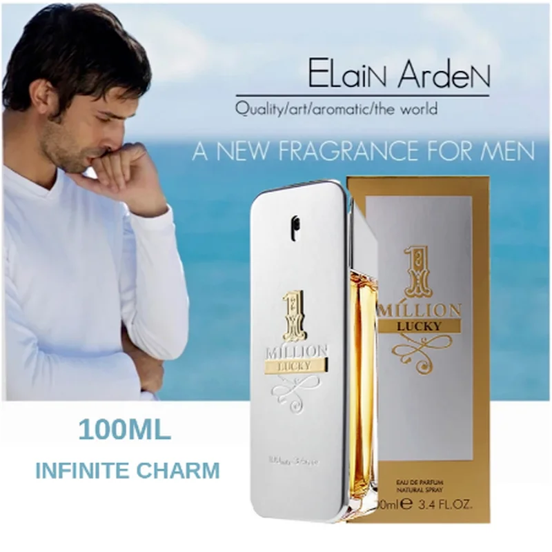 

Men Parfume Cologne for Men Original Lasting Parfum Spray Glass Bottle Fragrance Natural Gentleman Million Parfume Parfum Homme