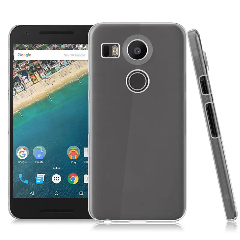 Ультратонкий Прозрачный мягкий бесцветный гелевый ТПУ чехол для LG Google Nexus 5X 5 2