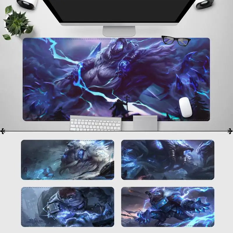 

Trendy League of Legends Volibear Gaming Mouse Pad PC Laptop Gamer Mousepad Anime Antislip Mat Keyboard Desk Mat For Overwatch