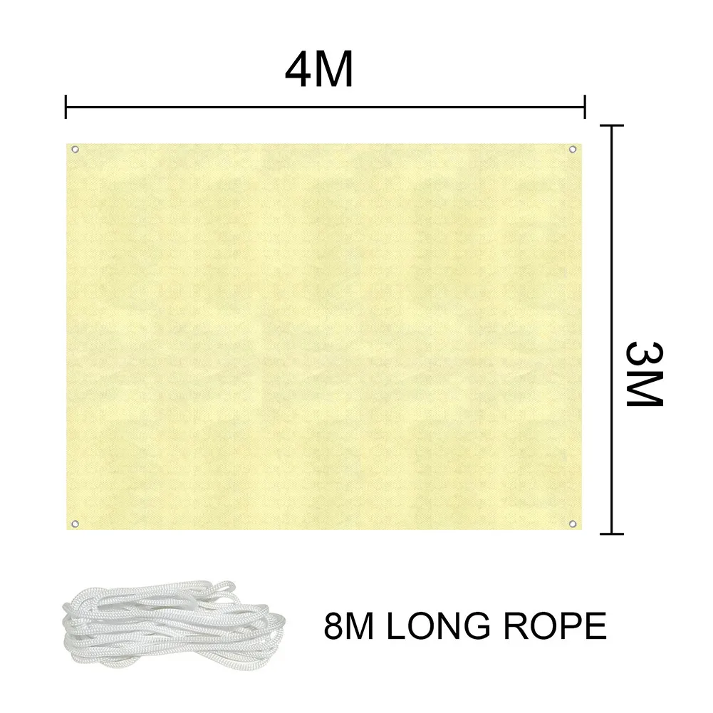 

Washable Sunblock Shade Cloth 4Size 90% UV Block Accessories Professional