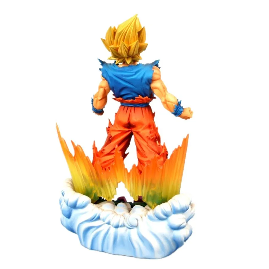 24 см Dragon Ball Z Супер Saiyan Son Goku Аниме Фигурки ПВХ Новая Коллекция игрушек для подарок