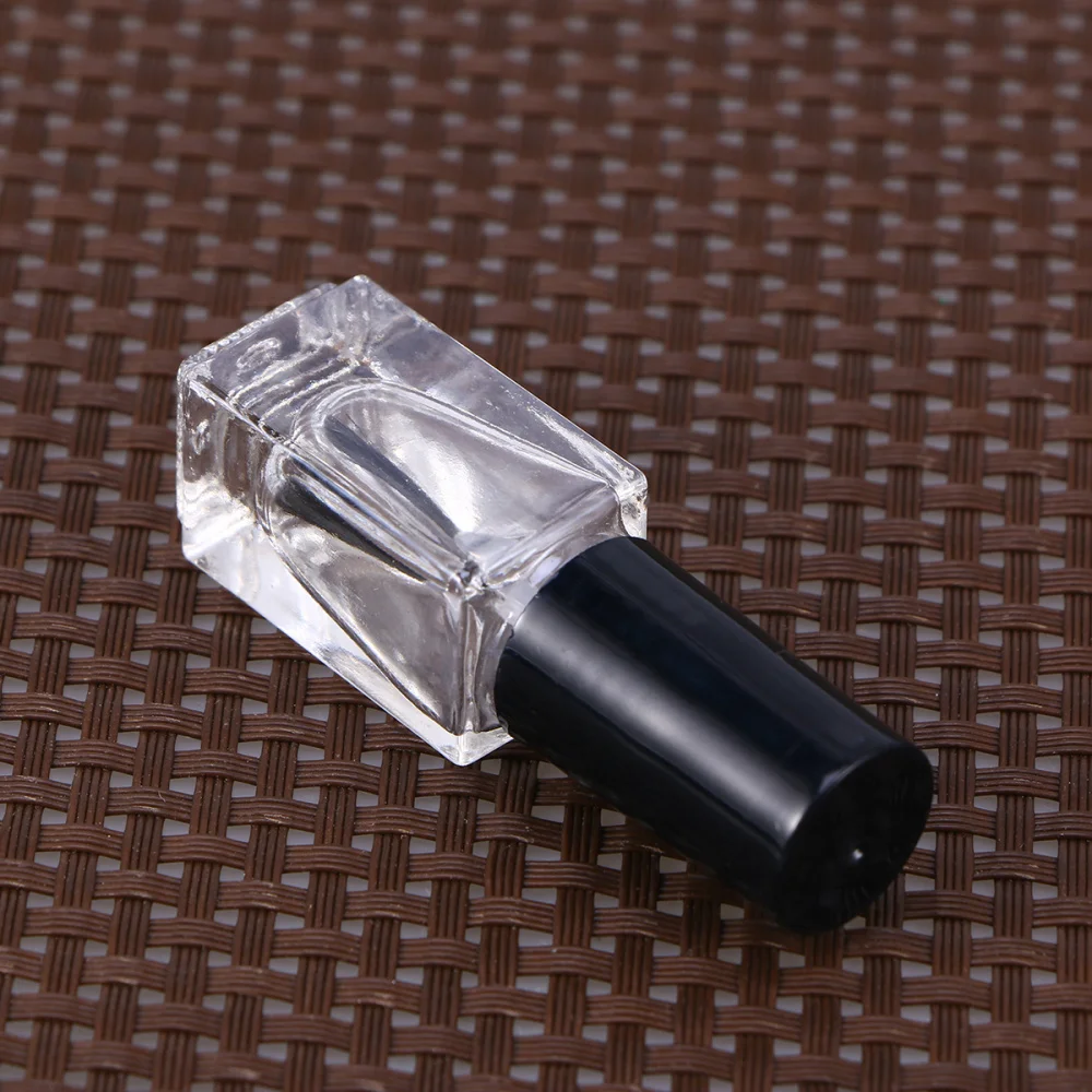 

20 Pcs Glass Nail Polish Bottles Empty Bottles Nail Polish Square Shaped Container 5ML for Nail Art