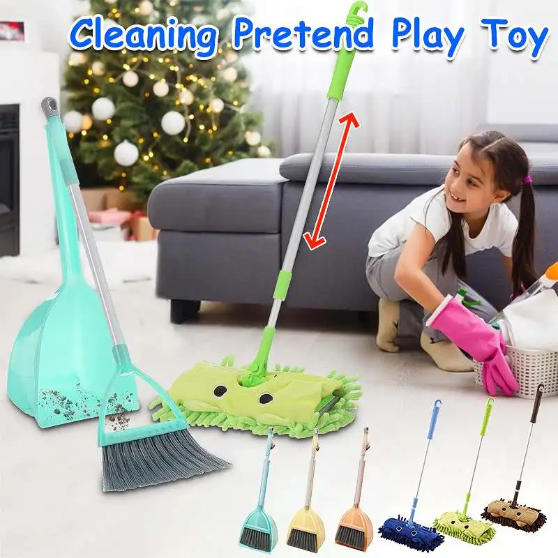 

Швабра для уборки детей, веник, мини инструменты для уборки дома, игрушка для ролевых игр, Игрушки для раннего развития навыков, игрушка