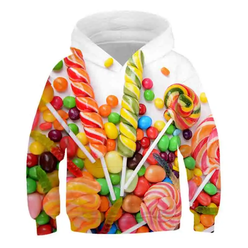 

2020 Autumn Winter Water droplets candy Kids Boy Girl polyester 3D Ear Kids Hoodies Cute Children Sweatshirts Sweatshirt For Boy