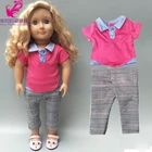 Одежда для кукол новорожденных, штаны 18 дюймов, набор одежды для американских кукол, игрушки, Одежда для кукол