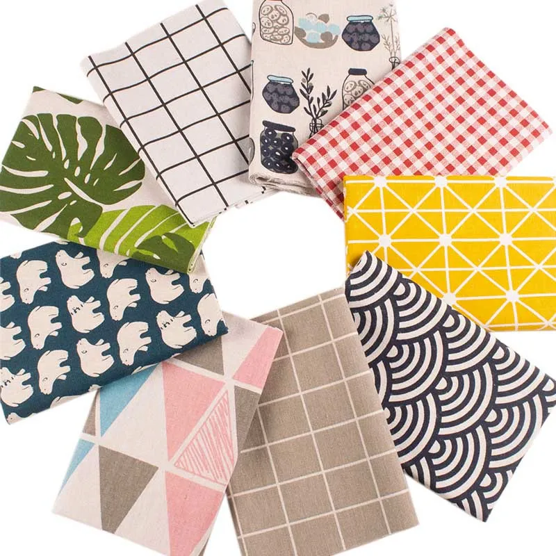 Печатная конопляная ткань искусственная скатерть фон для стены льняная