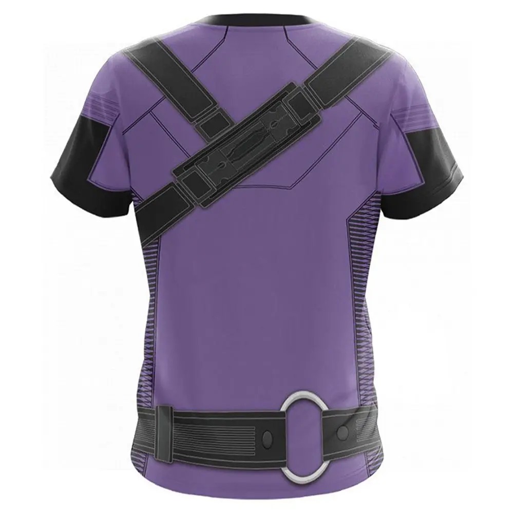 Футболка Hawkeye для косплея Кейт Бишоп женская и Мужская Уличная одежда с коротким