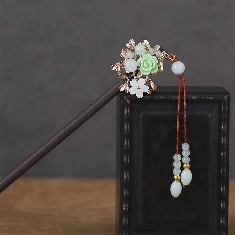 30 стилей винтажные хрустальные бусины кисточки заколки для волос китайские