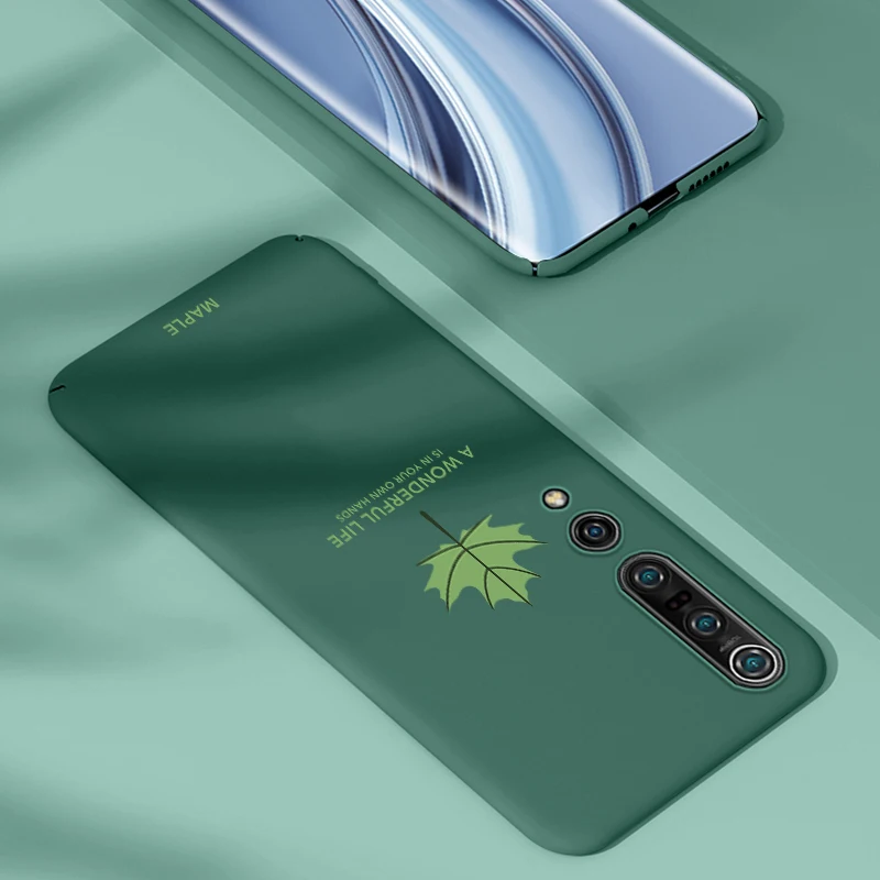 Ultra-thin Colorful Matte Hard PC Phone Case For Xiaomi Mi 10 9 8 SE Lite T Pro Redmi Note 7 Cute Shockproof Frosted Cover Coque