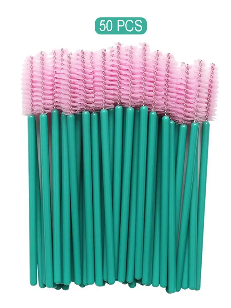 50 шт./компл. одноразовые кисти для наращивания ресниц кисть бровей тушь