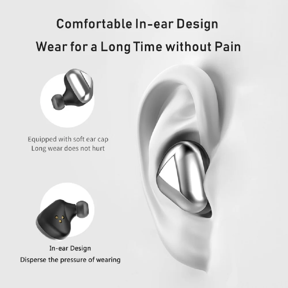 TWS наушники T50 Беспроводные с поддержкой Bluetooth 5 0 и микрофоном|Наушники гарнитуры|