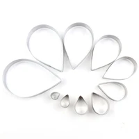 10pcs petal drop rose cutting die cutters bread making baking mould fondant mold biscuit craft diy family