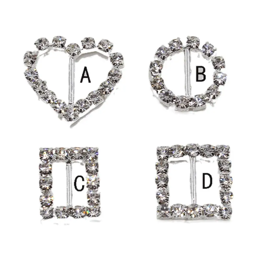 Новинка! 10 шт./компл. четыре формы стразы пряжки с кристаллами бриллиантами