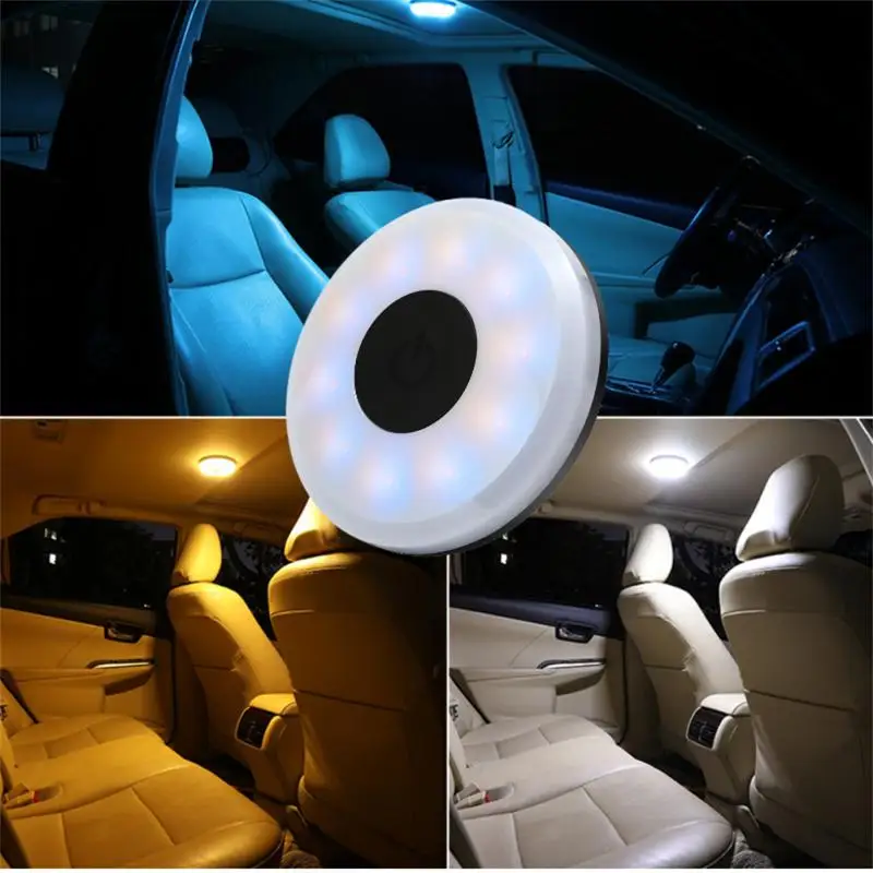 

USB Recharge Under Cabinet Light With 3 Color Wardrobe Room Decor Night Lamp Motion Sensor Light For Home Indoor Lighting