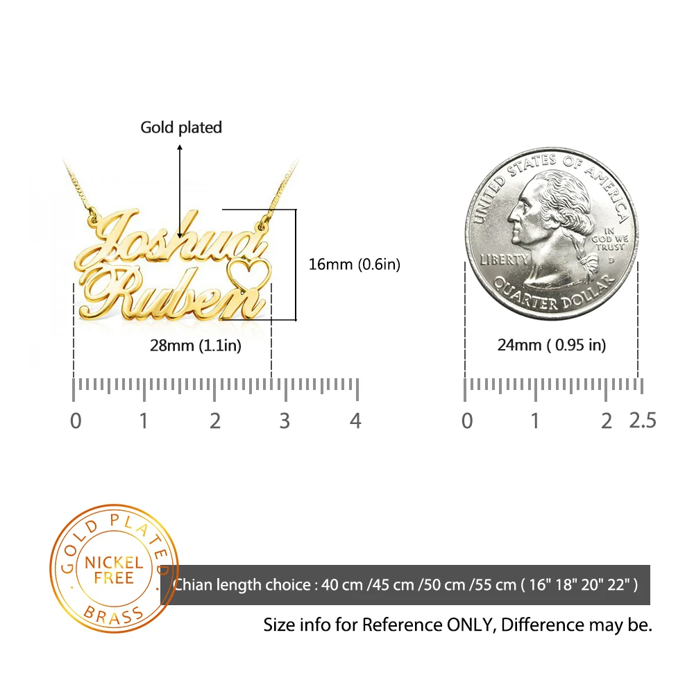 Персонализированные 2 названия ожерелье с сердцем индивидуальная именная табличка ожерелье s для женщин юбилей Свадебные украшения подарок(NE102048