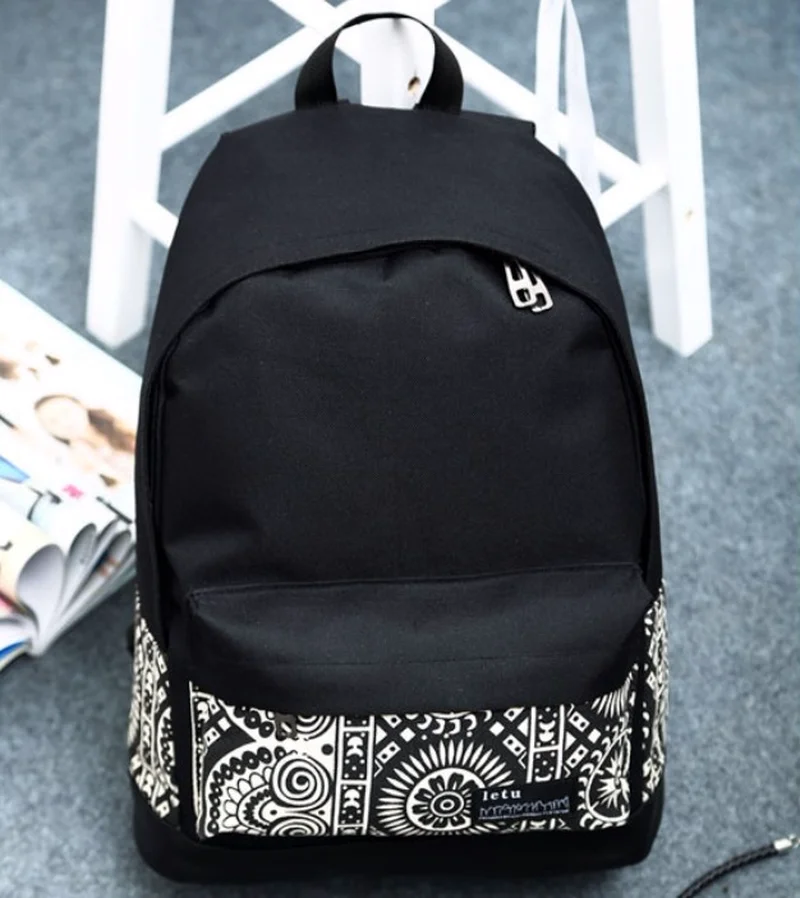 WEIXIER минималистский водонепроницаемый холщовый рюкзак маленький новый женский