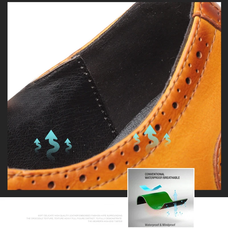 Мужские классические деловые туфли Merkmak черные кожаные туфли-оксфорды в стиле